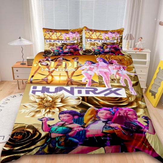 K-pop Demon Hunters Huntrix Bedding Set
