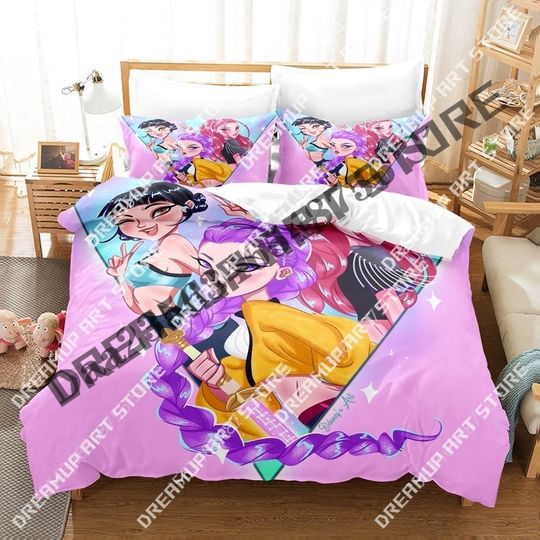 3D Print Demon Hunters Kpop Bedding Set