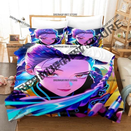 Rumi Huntrix Kpop Demon Hunter Bedding set For Kids