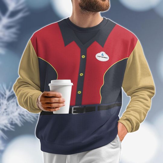 Discover Christmas Toy Story Woody Costume Sweater, Woody Cosplay, Woody Buzz Cosplay Shirt, Disney Cast Member Costume, Ugly Holiday Sweater