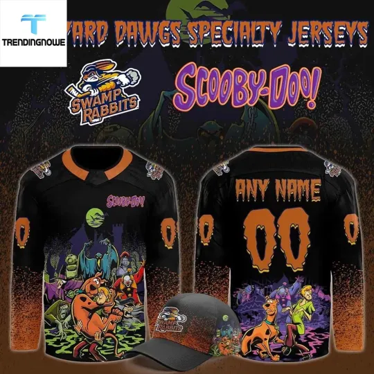 Personalized Greenville Swamp Rabbits Scooby Doo 2025 Hockey Shirt Unisex
