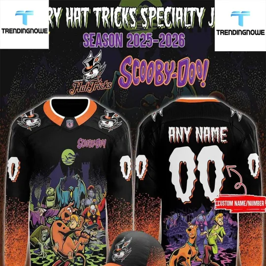 Personalized Danbury Hat Tricks Scooby Doo Night 2025 Hockey Shirt Unisex Fit