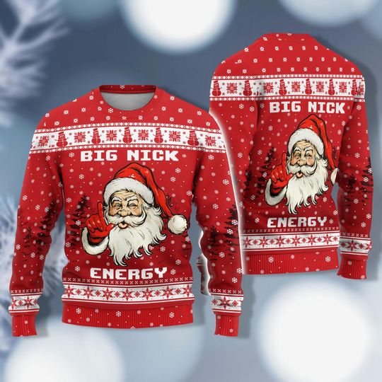 Discover Funny Santa Clause Christmas Ugly Sweater, Santa Christmas Sweater, Holiday Clothing Women, Christmas Crewneck, Mens Christmas Sweater
