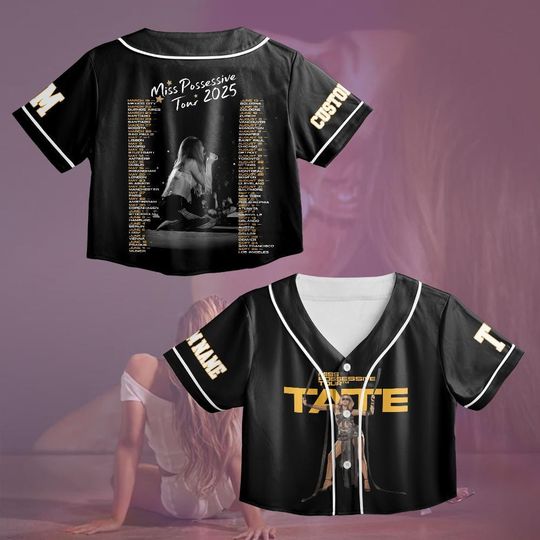 Discover Customized Tate Mcrae T8 Croptop baseball Jersey, Mrace Tour Concert 2025 Jersey, Lando Norris, Tate Mcrae T8 Jersey, Tate Concert Clothes