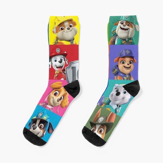 Paw Patrol fanart Socks
