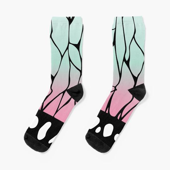 demon Kocho Shinobu Butterfly Socks
