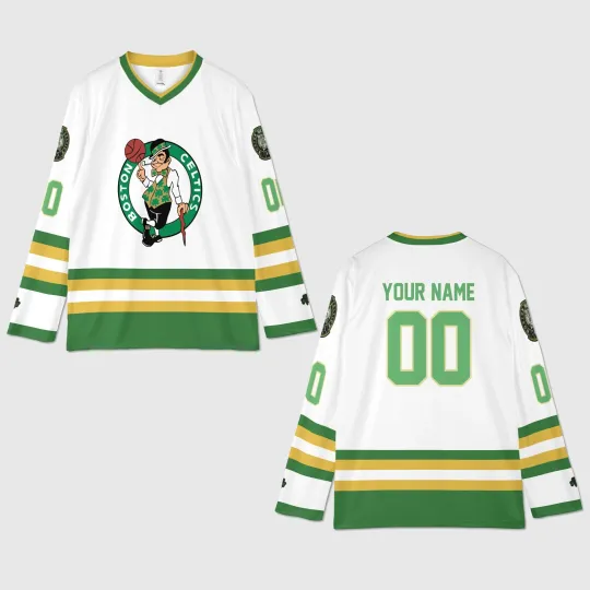 Personalized Boston Celtics Hockey Shirt Tatum Adult Size All Printed Fan Gear