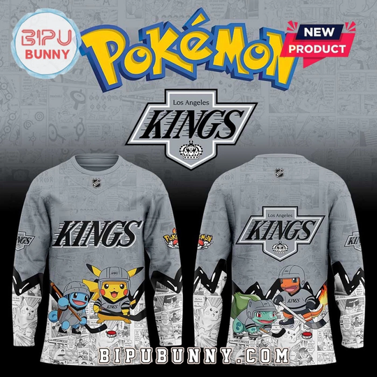 Personalized Los Angeles Kings x Cartoon Hockey Shirt Unisex Breathable Fan Gear