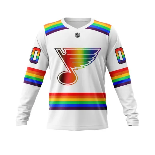 Personlaized St. Louis Blues Hockey Shirt Special Design For Pride Month Unisex