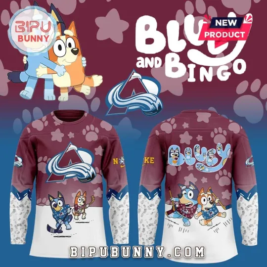 Personalized Colorado Avalanche Blu.ey and Bin.go Hockey Shirt Men's Fan Gear