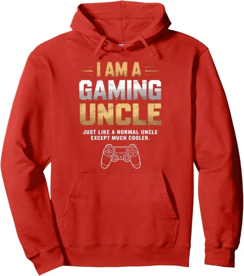 Discover Funny Gaming Uncle Hoodie Unisex Sweatshirt
