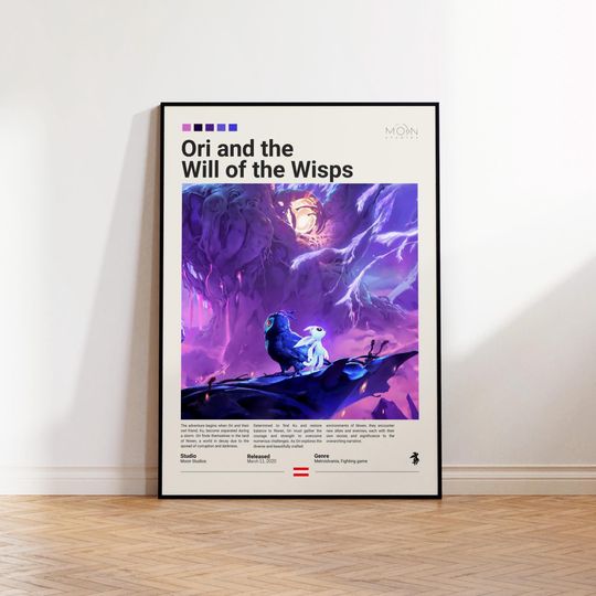 Discover Ori and the Will of the Wisp Poster, Gaming Room Poster, Ori Fan Gift, Gamer Gift, Video Games Poster, Gaming Wall Decor