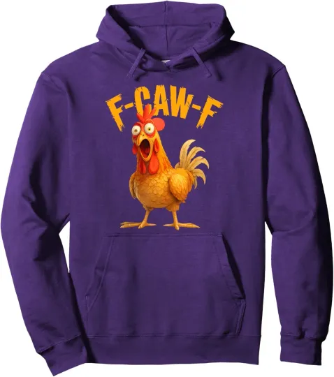 Discover Funny F-Caw-F Chicken Hoodie Unisex