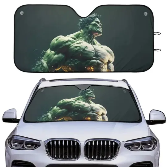 Incredible Hulk Car Sun Shade, Father's Day Gift