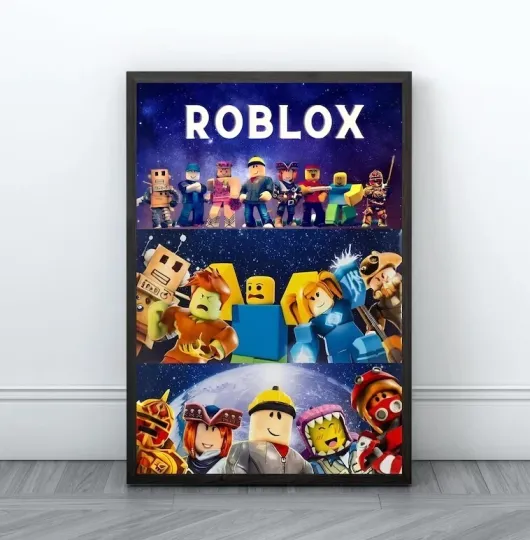 Roblox Poster, Gaming Room Poster, Game Video Poster