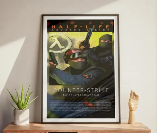 Discover Counter-Strike Gaming Poster, Video Game Poster