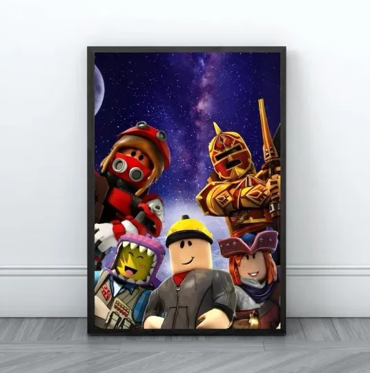 Roblox Poster, Gaming Room Poster, Game Video Poster