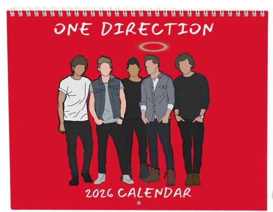 One Direction 2026 Calendar ID Merch  Liam Payne One Direction Shirt One Direction Hoodie Louis Tomlinson Nial Horan ID Zayn Malik I Miss 1D