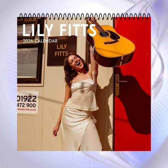 Discover Lily Fitts 2026 Calendar, Pop Singer Wall Calendar, Music Fan Gift Idea