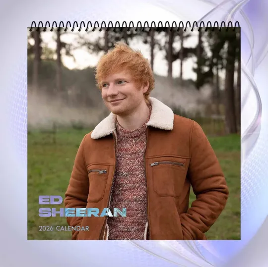 Discover Ed Shee 2026 Calendar, Singer Songwriter Wall Calendar, Fan Collectible Gift
