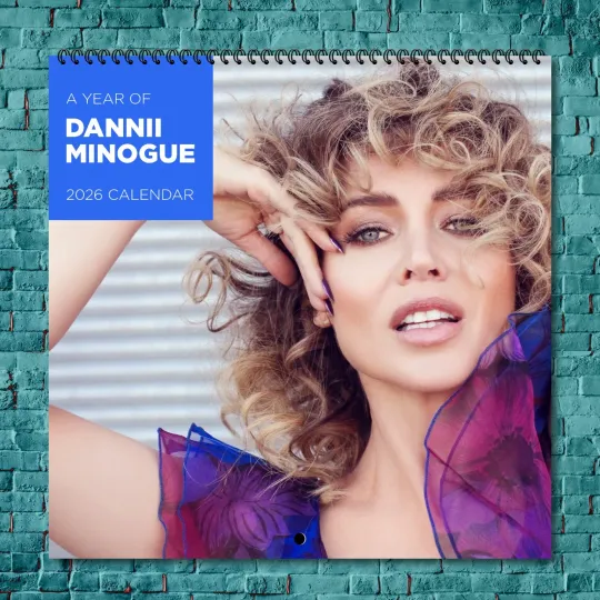 Discover Dannii Minogue 2026 Wall Calendar, 12-Month Singer Calendar Fan Gift