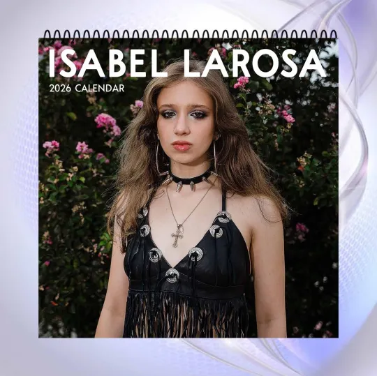 Isabel LaRosa 2026 Calendar, Pop Music Singer Wall Calendar, Fan Gift Idea