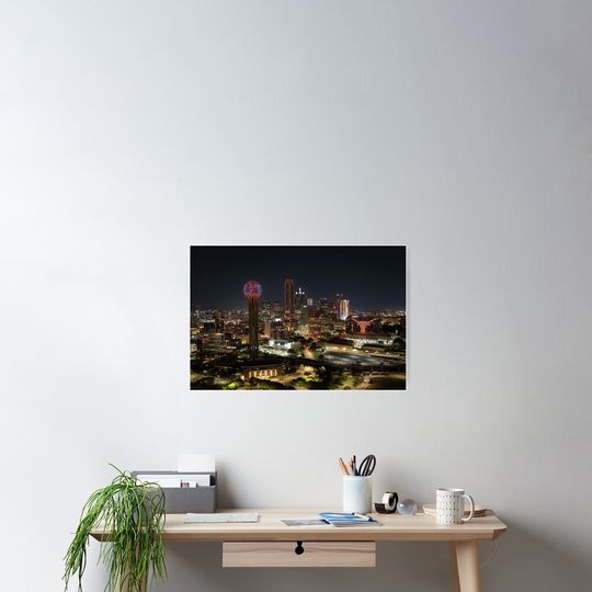 Discover LH Dallas Skyline Poster