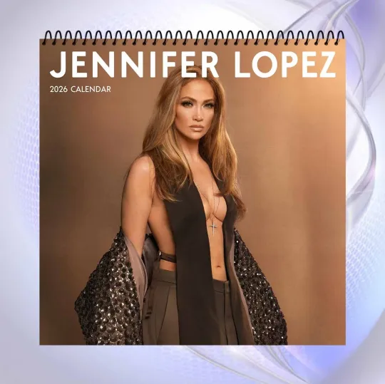 Jennifer Lopez 2026 Calendar, Elegant Celebrity Wall Calendar Gift