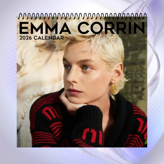 Discover Emma Corrin 2026 Wall Calendar, Celebrity Art Print, Elegant Home Decor Gift