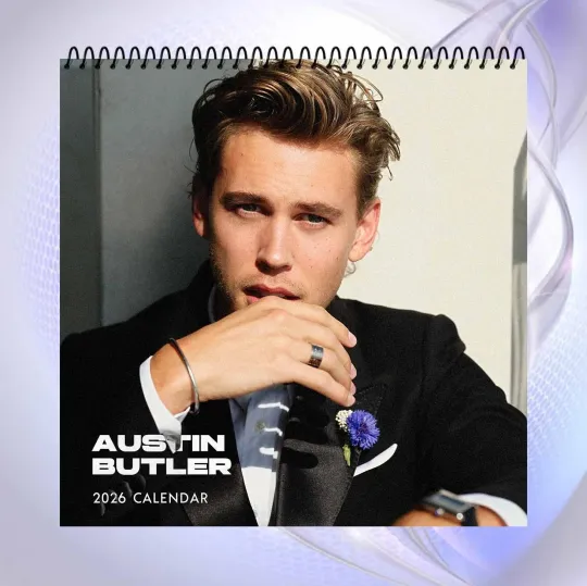 Discover Austin Butler 2026 Wall Calendar, Celebrity Art Print, Stylish Home Decor Gift