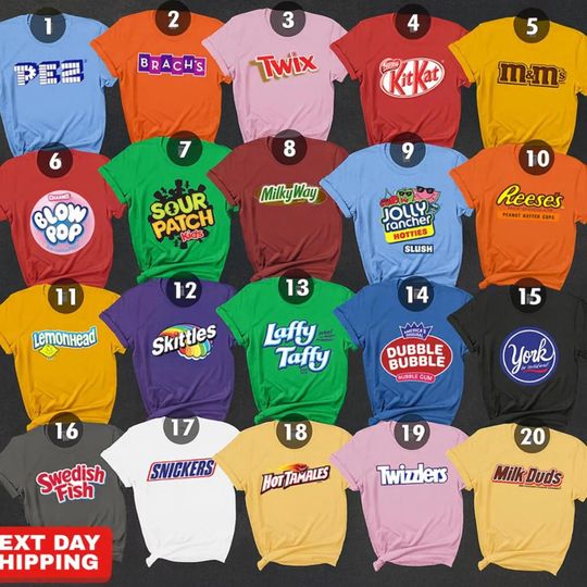 Vintage Chocolate Bar Halloween Costume Shirt, Matching Family Group Shirt, Candy Group Hallowen, Group Candy Tshirt, Group Costume tee