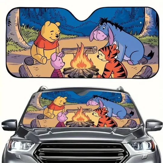 Pooh Bear & Friends Car Sunshade