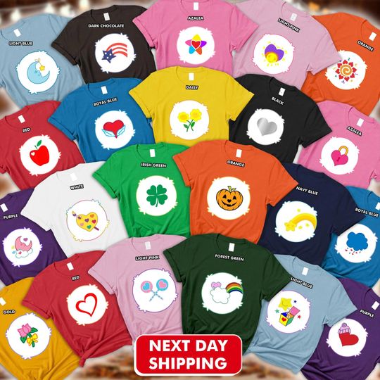 Vintage Care Bear Halloween Costume Shirt, Costume Matching, Uno Card Friends Shirt, Halloween Matching Group, Uno Family Matching Shirts