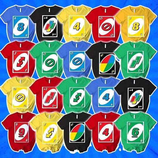 Playing Card Game Matching Costume Shirt, Card Game Tee, Halloween Cosplay Game Group Tee, Family Tee, Board Game Costume Matching Shirt