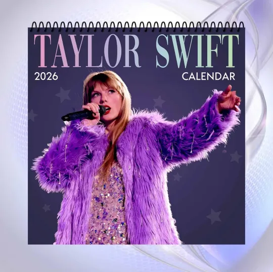 Discover Taylorr Swifts 2026 Calendar, Pop Music Wall Calendar, Concert Tour Gift Idea