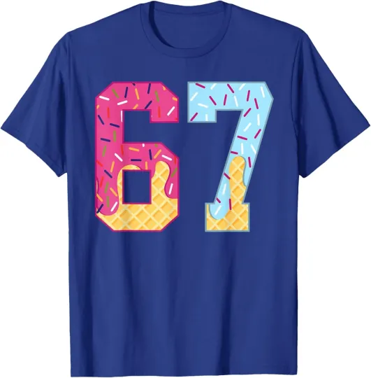 67 Ice Cream Drip Meme Unisex T-Shirt