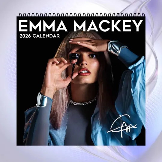Emma Mackey 2026 Wall Calendar, Celebrity Art Print, Modern Home Decor Gift