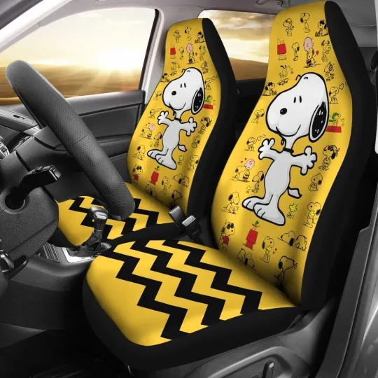 Discover Snoop.y Car Seat Covers Snoopy Car Decor Disney Amazing Gift Ideas Best Car Decor