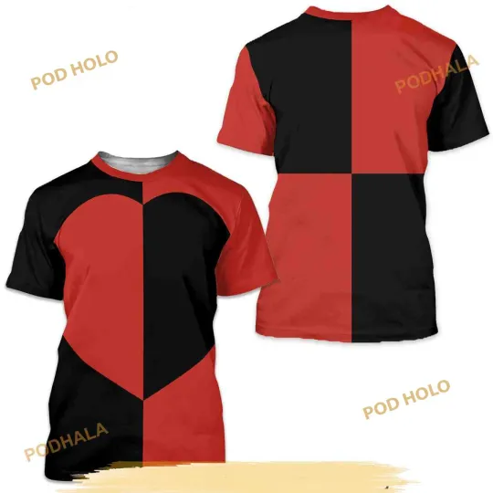 Discover Alice In Wonderland Costume, Queen Of Hearts 3D Shirt