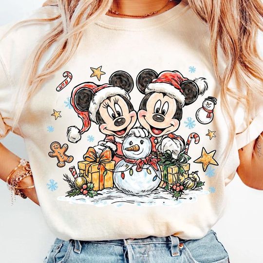 Discover Mouse and Friends Christmas Shirt, Cartoon Holiday Shirt, Very Merry Christmas Party Sweatshirt, Kids Christmas Hoodie, Christmas Family