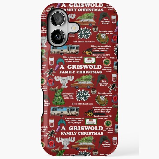 Discover Christmas Vacation Collage iPhone Case