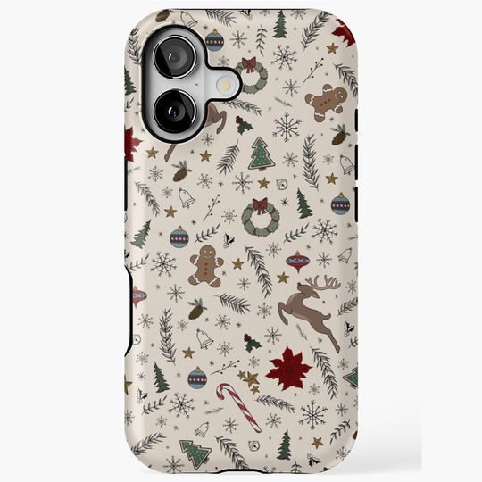 Discover Vintage Christmas  iPhone Case