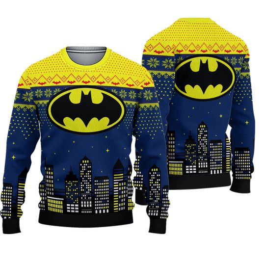 Christmas Batman DC Ugly Christmas Sweater, Top Christmas gift