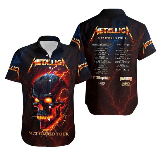 MET Band Short Sleeve Hawaiian Shirt