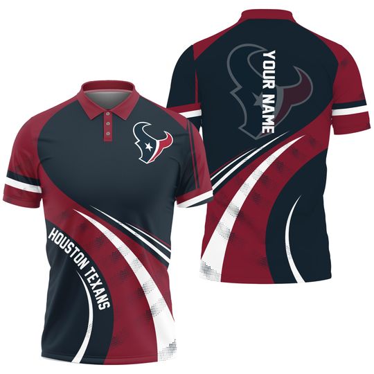 Personalized Houston Texans Polo Shirt