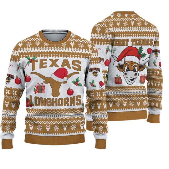Texas Longhorns Have Merry Texmas Christmas Ugly Sweater