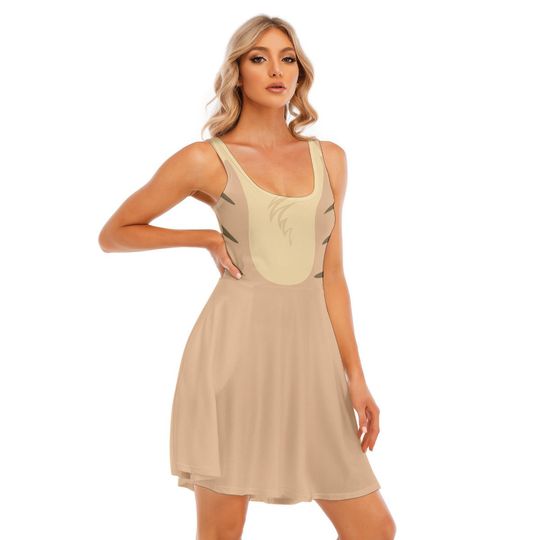Timon Lion King Costume Skater Dress, Disney Jungle Animal Cosplay