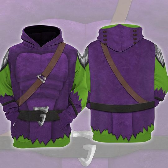 Green Goblin 3D Full Over Print Hoodie, Green Goblin Cosplay Sweatshirt