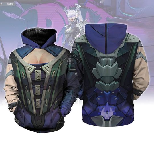 Discover Magik Punkchild Rival 3D Full Over Print Hoodie, Magik Punkchild Cosplay Sweatshirt, Halloween Costumes Sweatshirt Hoodie, Halloween Party