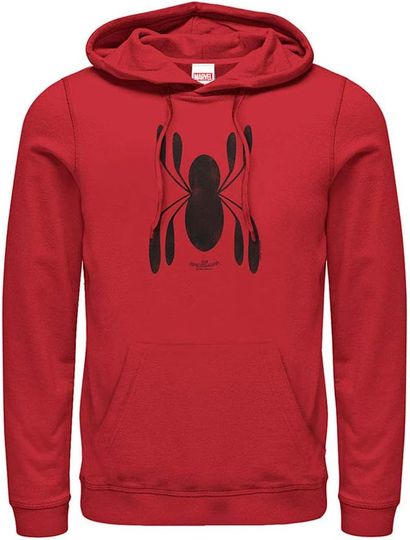 Discover Men's Marvel Spider-Man: Homecoming Logo Pull Over Hoodie - Red - Medium